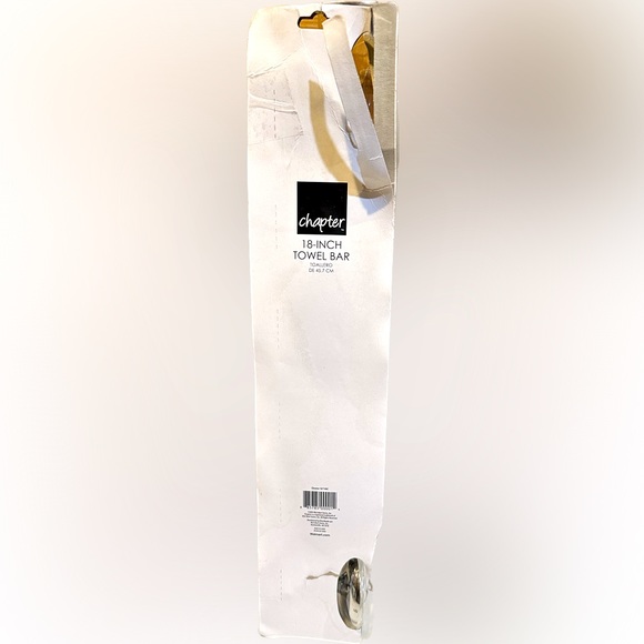 CHAPTER 18” TOWEL BAR PART REPLACEMENT TOALLERO DE 45.7 CM CHROME FINISH 167146C - Picture 2 of 5